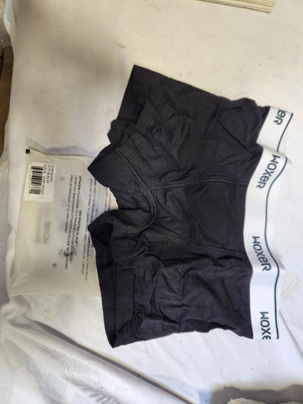 WOXER WOMEN'S BOXERS- STAR BLACK size Medium - Picture 2 of 2